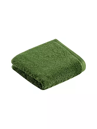 VOSSEN | Asciugamano per ospiti VEGAN LIFE 40x60cm Blackberry | dunkelgrün